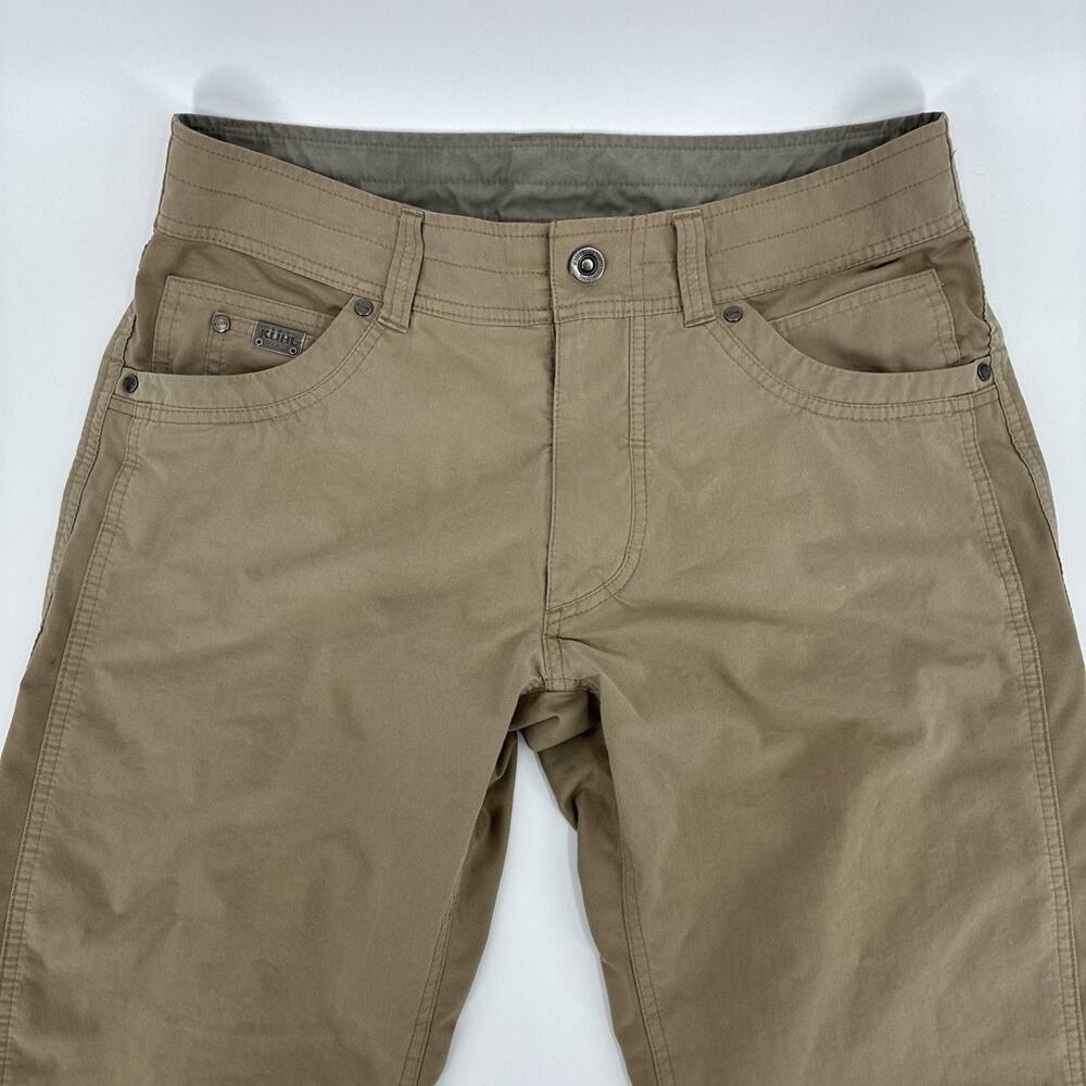 Kuhl Radikl Pants Men 32x36 Brown Stretch Outdoors Active Hike Camp (Fits 32x34) - Picture 3 of 16